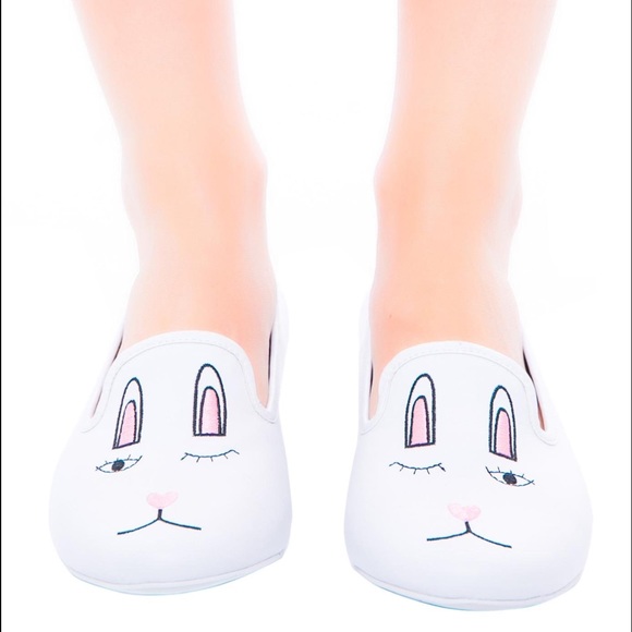 Bunny Lavish Shoes Smoking Flats Rabbits size 8 / 39 - Picture 4 of 14